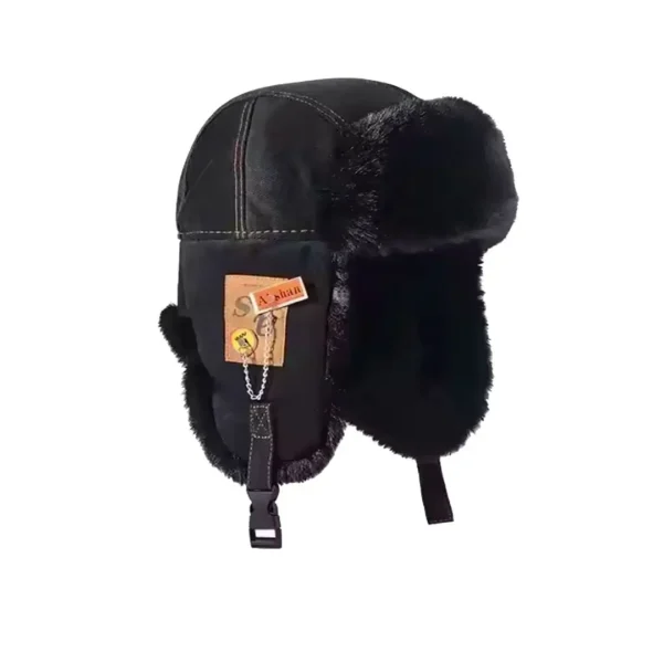 Ushanka Earflap Hat Black