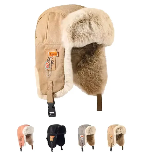 Ushanka Earflap Winter Fur Hat Front